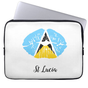 Lucia Flag Lippen Laptopschutzhülle