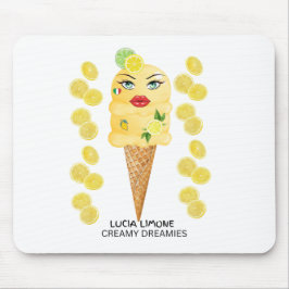 Lucia Limone Gelato Creamy Dreamies Mousepad