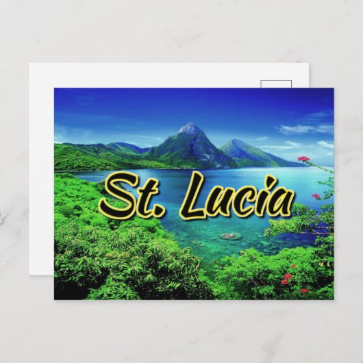 Lucia Pitons Postkarte (Vorne/Hinten)