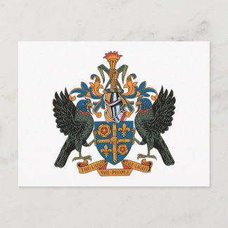 Lucia-Wappen Postkarte