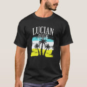 Lucian queen St Lucia IndependenceLucian Independe T-Shirt (Vorderseite)