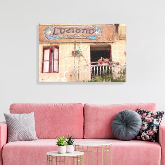 Lucianos Pizza Leinwanddruck (Insitu (Wohnzimmer))