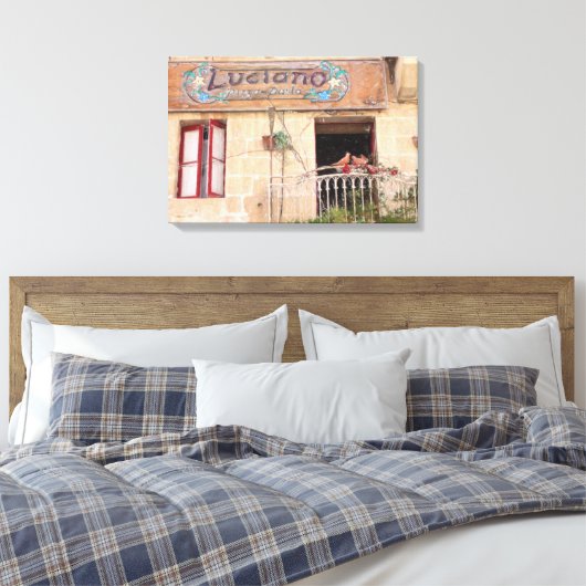 Lucianos Pizza Leinwanddruck (Insitu (Schlafzimmer))