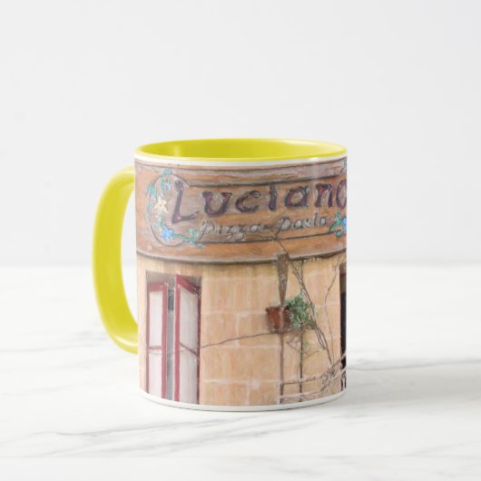 Lucianos Pizza Tasse (Vorderseite Links)