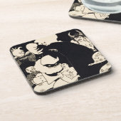 Lucians merkwürdige Geschöpfe, Illustration von Getränkeuntersetzer (Linke Seite)