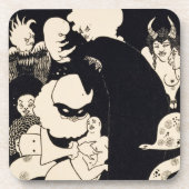 Lucians merkwürdige Geschöpfe, Illustration von Getränkeuntersetzer (Vorderseite)