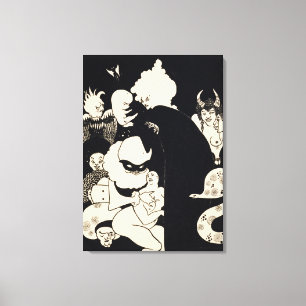 Lucian's seltsame Kreaturen, Abbildung von 'Luc Leinwanddruck