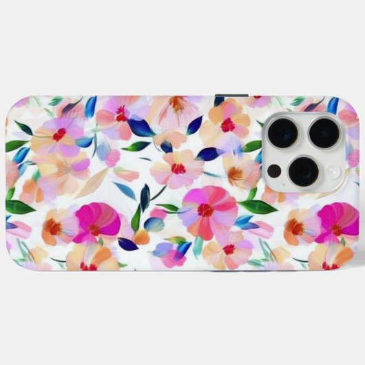 Lucid Blume Floral Iphone Pro 15 Max Case (Rückseite (Horizontal))