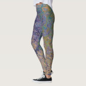 Lucid Dreams Alkohol Tinte Abstrakt Leggings (Links)