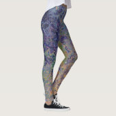 Lucid Dreams Alkohol Tinte Abstrakt Leggings (Rechts)