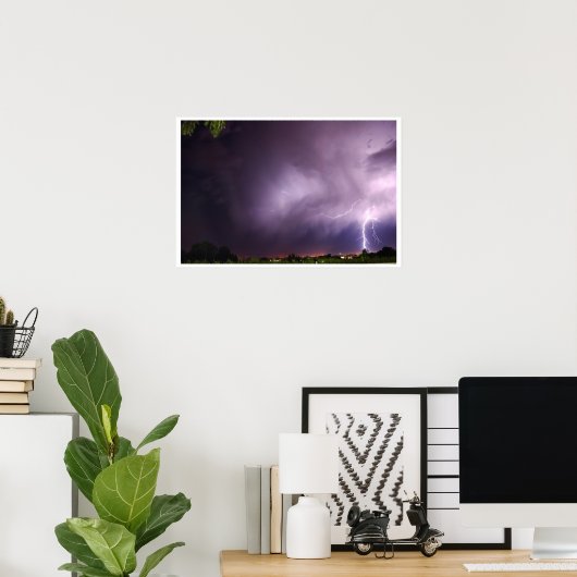 Lucid Lightning Poster (Heimbüro)