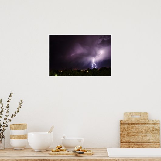 Lucid Lightning Poster (Küche)