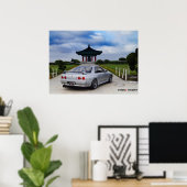 ‚Lucid‘ Nissan GT-R R32 Skyline Vspec Poster (Heimbüro)