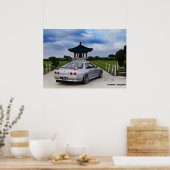 ‚Lucid‘ Nissan GT-R R32 Skyline Vspec Poster (Küche)