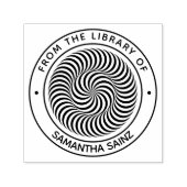 Lucid Optische Illusion aus der Bibliothek des Buc Permastempel (Design)