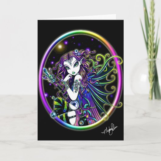 Lucida Crystal Rainbow Fairy Card Karte (Vorderseite)