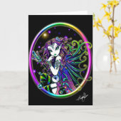 Lucida Crystal Rainbow Fairy Card Karte (Gelbe Blume)