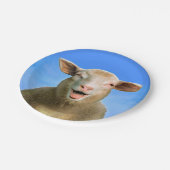 Lucie das Schaf Pappteller (Schrägansicht)