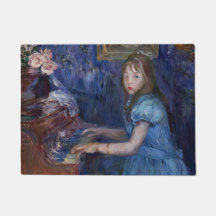 Lucie Leon am Piano (von Berthe Morisot)