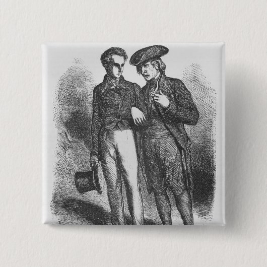 Lucien de Rubempre und Carlos Herrera Button (Vorderseite)