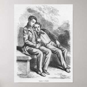 Lucien de Rubempre und David Sechard Poster