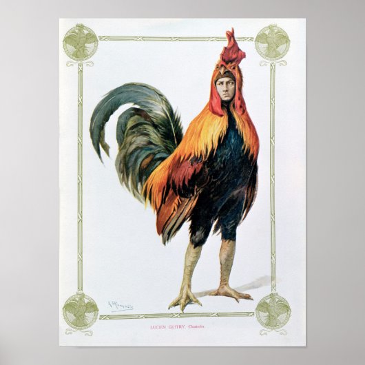 Lucien Guitry in 'Chantecler' Poster (Vorne)