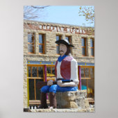 Lucien Maxwell Statue, Cimarron, New Mexico Poster (Vorne)