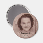 Lucienne2, Lucienne G. Fortier Magnet (Vorderseite/Rückseite)