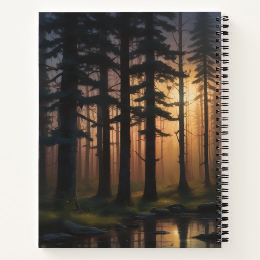 Luciérnagas en el Crepúsculo Notizblock (Rückseite)