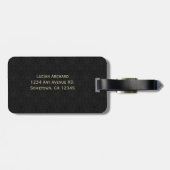 Lucifer Alchemy Sigil Gothic Art Gepäckanhänger (Rückseite horizontal)