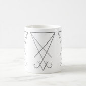 Lucifer Alchemy Sigil Gothic Art Kaffeetasse (Mittel)