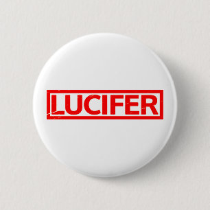 Lucifer-Briefmarke Button