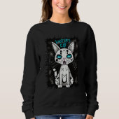Lucifer Cat Satan Kitten Sweatshirt (Vorderseite)