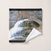 LUCIFER FALLS GORGE ITHACA N.Y. BADHANDTUCH SET (Waschlappen)