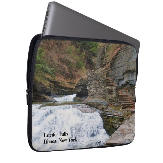 LUCIFER FALLS ITHACA NEW YORK LAPTOPSCHUTZHÜLLE (Vorne Rechts)