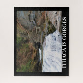 LUCIFER FALLS ITHACA NEW YORK PUZZLE (Vertikal)
