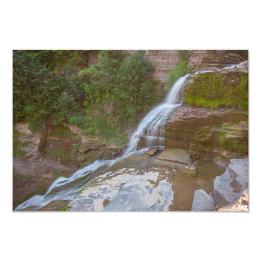 Lucifer Falls, Robert H. Treman Staat park, NY Fotodruck (Vorne)