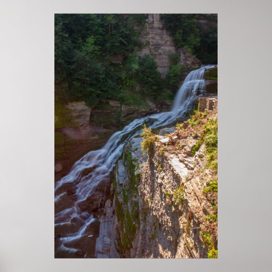 Lucifer Falls, Robert H Treman Staat Park, NY Poster (Vorne)