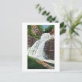 Lucifer Falls View in Robert H. Treman Staat Postkarte (Stehend Vorderseite)