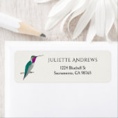 Lucifer Hummingbird Return Address Label (Insitu)