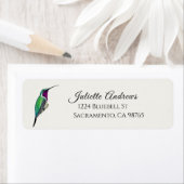 Lucifer Hummingbird Return Address Label (Insitu)