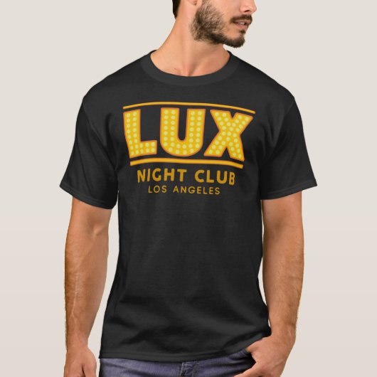 LUCIFER - LUX NIGHT CLUB Klassischer T - Shirt (Vorderseite)