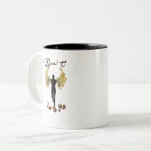 Lucifer Morningstar TV-Show nicht zu mir Zweifarbige Tasse (Vorderseite Links)