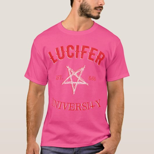 Lucifer Pentagramm Junge T-Shirt (Vorderseite)