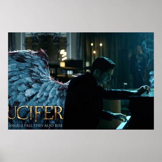 Lucifer Piano Wings Poster (Vorne)