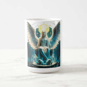 Lucifer stellt sein Licht und seine Eigenschaft da Kaffeetasse