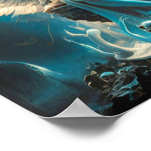 Lucifer stellt sein Licht und seine Eigenschaft da Poster (Ecke)