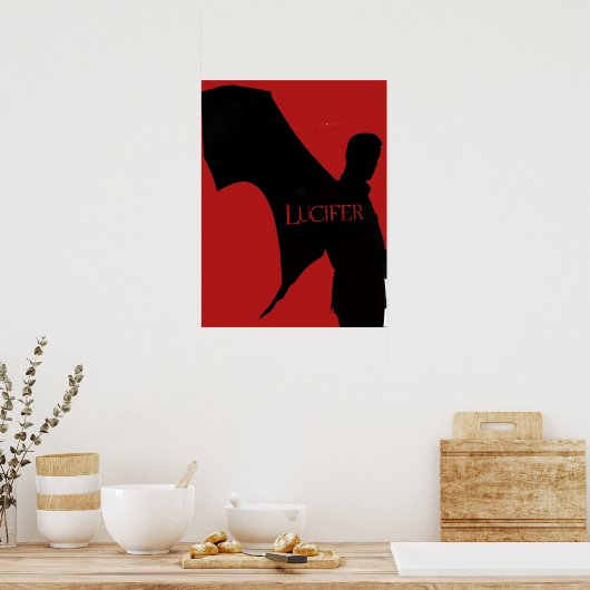 Lucifer TV-Show Design Poster (Küche)