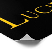 Lucifer winged poster (Ecke)