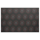 Lucifers Star Pentagramm Pagan Stoff (Fat Quarter (45,7 x 55,9 cm))